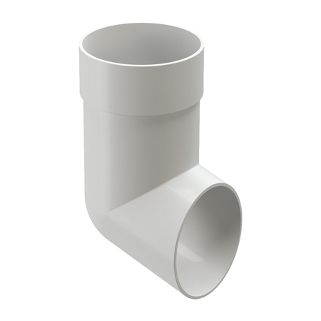 Колено сливное Docke STANDARD D80 белое